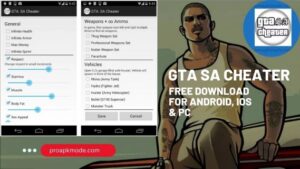 TOP GTA San Andreas Cheats APK voor Android Download